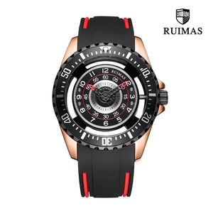 루이마스 남성 크로노 우레탄밴드 손목시계 RM549G-RG