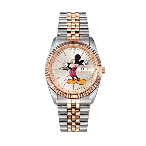 디즈니 미키마우스 남여공용 메탈 손목시계 OW016DR