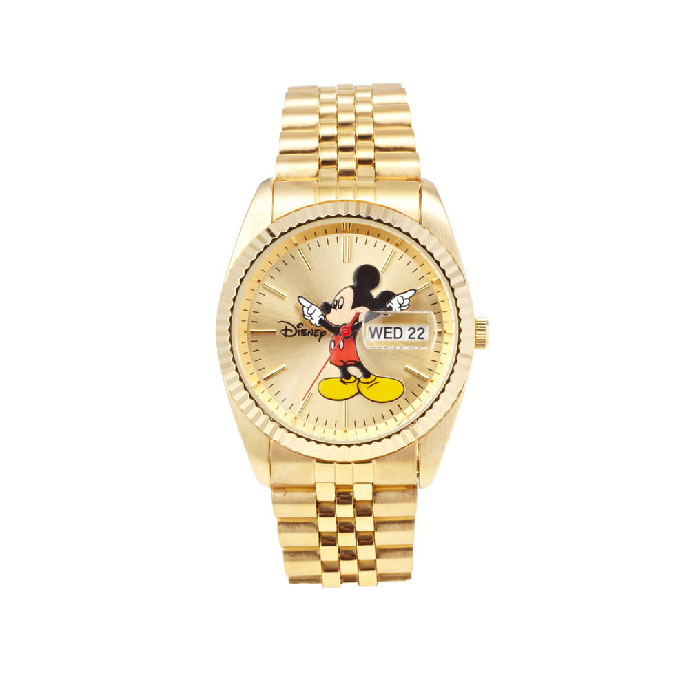 디즈니 미키마우스 남여공용 메탈 손목시계 OW016DG