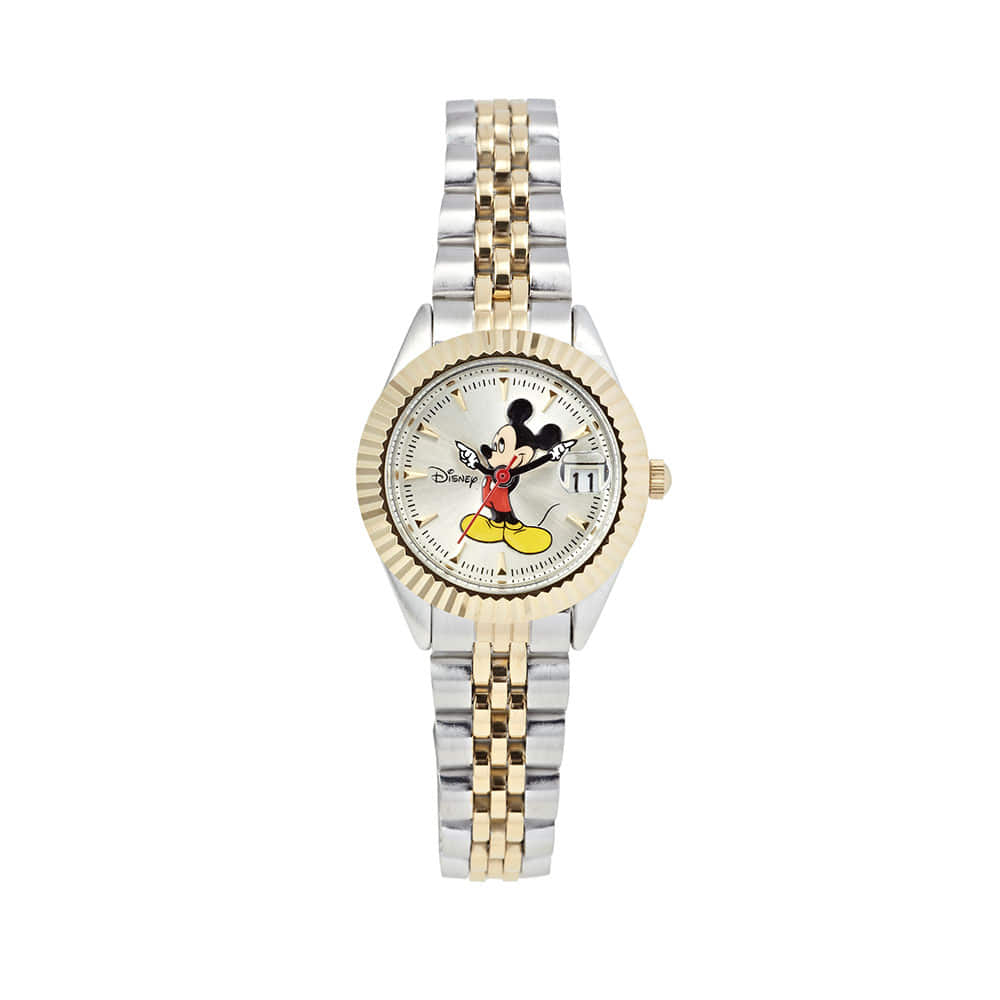 디즈니 미키마우스 여성용 메탈 패션손목시계 OW019DY